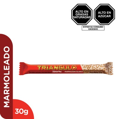 NESTLE TRIANGULO MARMOLEADO BLANCO UN X30GR