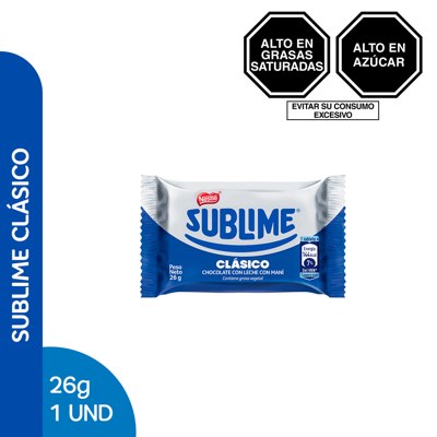 NESTLE SUBLIME CLASICO X26 GR