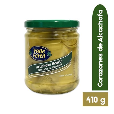 VALLE FERTIL CORAZONES DE ALCACHOFA X410G