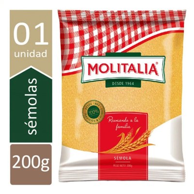 MOLITALIA SEMOLA UN X200 GR