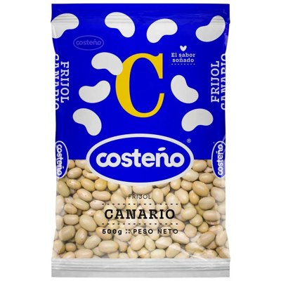 COSTEÑO FRIJOL CANARIO UN X500G.