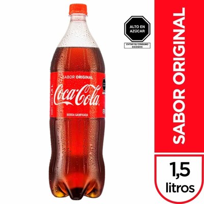 COCA COLA GASEOSA BT X1.5 L