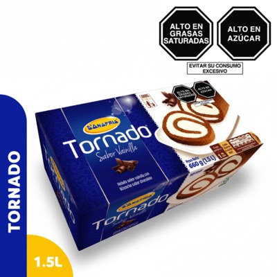 *DONOFRIO HELADO TORNADO VAINILLA 1.5 L