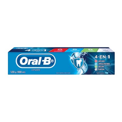 ORAL B PASTA COMPLETE 4-1 X 100ML/120GR