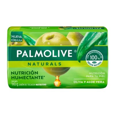 PALMOLIVE JABON ALOE Y OLIVA 110GR