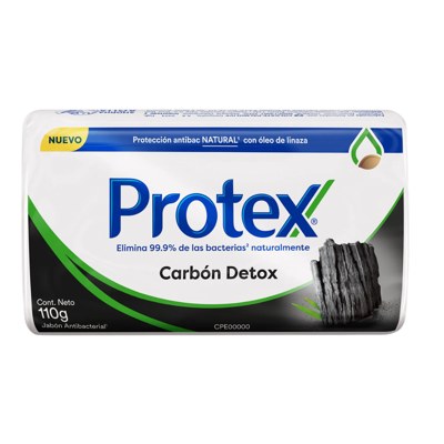 PROTEX JABON CARBON ACTIVO DETOX 110GR
