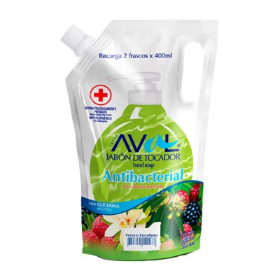 *AVAL JABON LIQ TOCADOR FRESCO EUCALIPTO 800ML