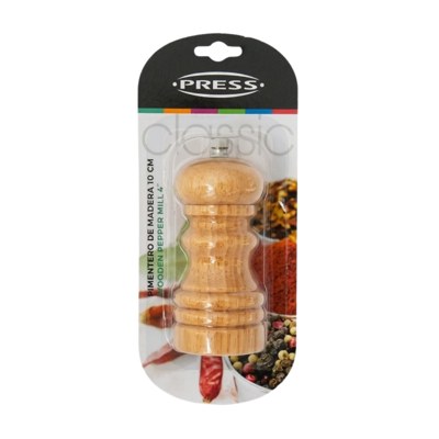 PRESS PIMENTERO DE MADERA 10 CM - CLASSIC (76215)