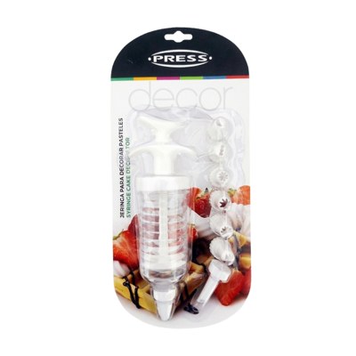 PRESS JERINGA PARA DECORAR PASTELES-CLASSIC (76809)