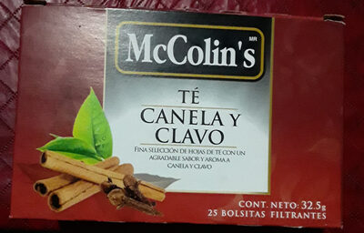 -MC COLINS TE CANELA Y CLAVO 25UND