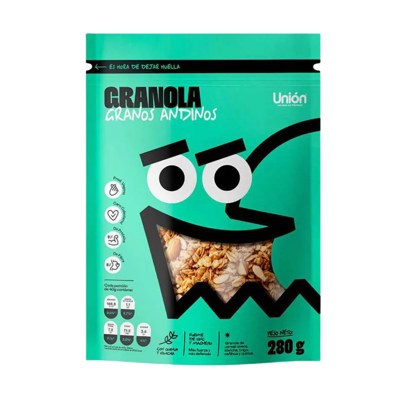 UNION GRANOLA CON GRANOS ANDINOS 280G