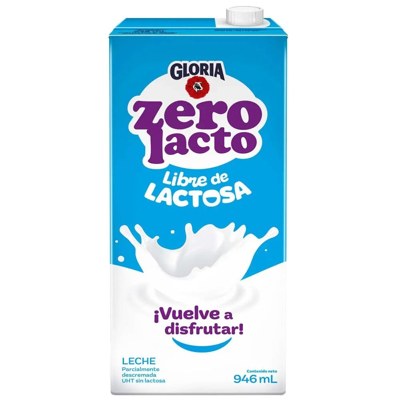 GLORIA LECHE UHT ZERO LACTO 946 ML TTP P/P