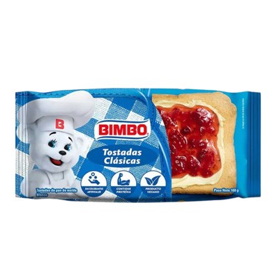 BIMBO TOSTADAS CLASICAS 160G.