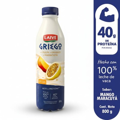 *LAIVE YOGURT GRIEGO MANGO MARAC BT800G