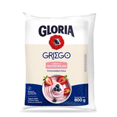 *GLORIA YOGURT GRIEGO FRUTOS ROJOS BL X800GR
