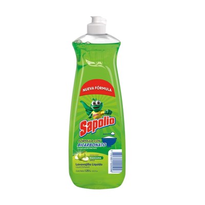 *SAPOLIO LAVAVAJILLA LIQUIDO MANZANA 1250ML (8305276)