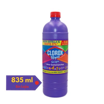 CLOROX QUITAMANCHAS COLORES VIVOS 835ML
