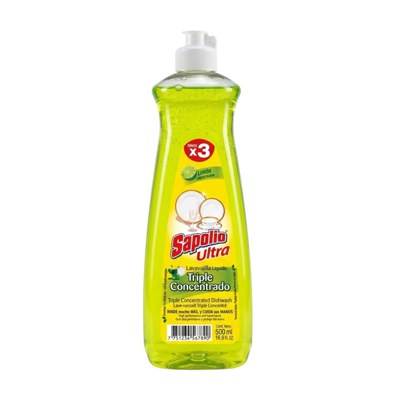 *SAPOLIO LAVAVAJILLA LIQUI.LIMON X 500ML