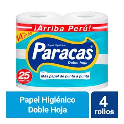 PAPEL HIGIENICO PARACAS DH CELESTE 1X4UND