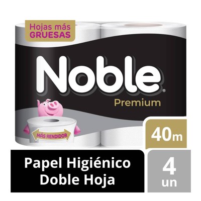 NOBLE PAPEL HIGIENICO PREMIUM DH 4ROLLOS