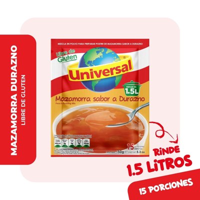 UNIVERSAL MAZAMORRA DURAZNO UN150G