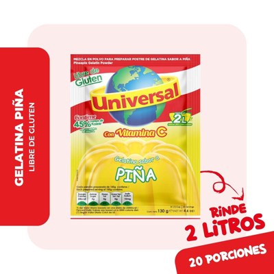 UNIVERSAL GELATINA LIMON X130GR