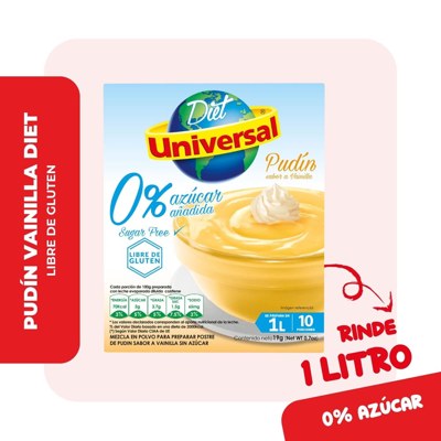 UNIVERSAL PUDIN DIET VAINILLA X19G