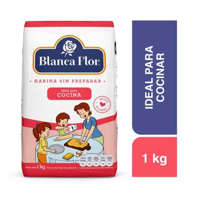 BLANCA FLOR HARINA SIN PREPARAR X 1KG.