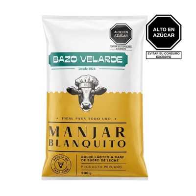BAZO VELARDE MANJAR BLANQUITO 900GR