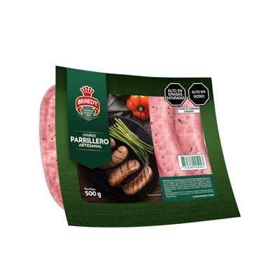 BRAEDT CHORIZO PARRILLERO X500GR