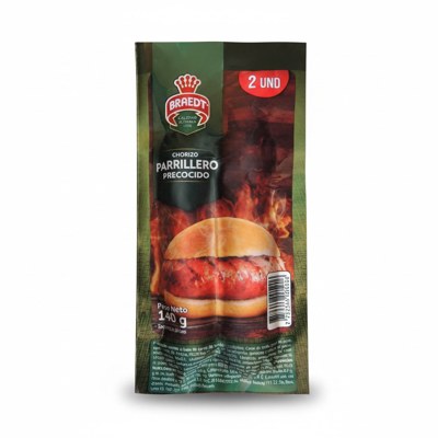 BRAED CHORIZO PARRILLERO PRECOCIDO 2UND 140 GR.
