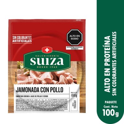 SUIZA JAMONADA DE POLLO UNX100 GR